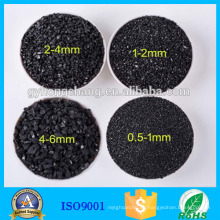 Filtro de carbón activado antracita de alta adsorción / plantas de antracita lavadas